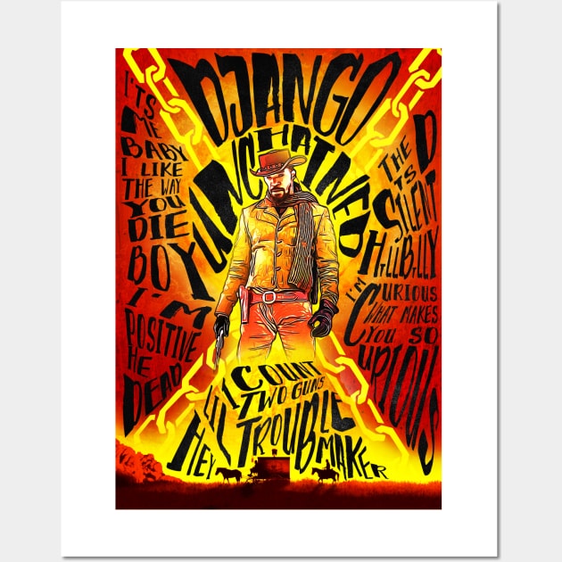 Django Unchained Wall Art by GG'S 